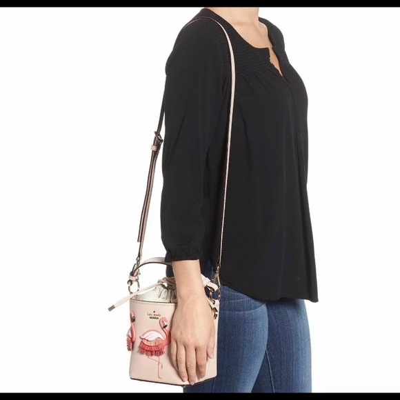 Kate spade bag flamingo by the pool pippa bucket - Picture 3 of 8